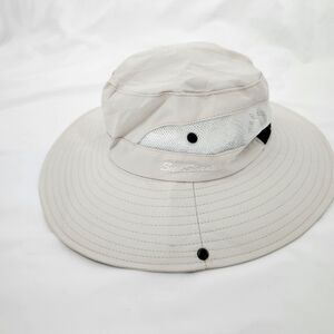 Sunshade Mens Convertible Hat One Size Light Khaki Adjustable Lightweight Beach